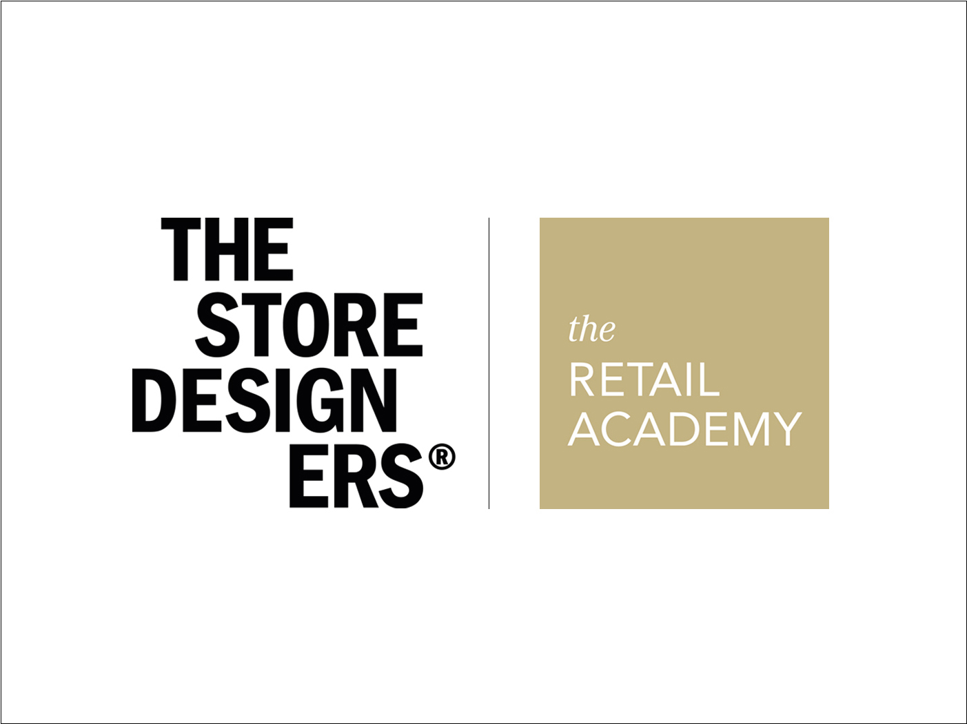 Logos of The Store Designers and The Retail Academy